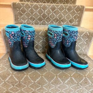Lot of girls Bogs Boots (2) Size 12 & 13